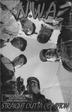 a group of young men standing in a circle with the words nwaa on it