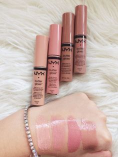 Butter Gloss Creme Brulee, Nyx Butter Gloss Creme Brulee, Nyx Creme Brulee Butter Gloss, Nyx Tiramisu, Nyx Butter Gloss Tiramisu, Nyx Gloss, Makeup Bibir, Nyx Butter, Nyx Butter Gloss