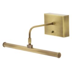 an image of a brass bathroom light on a white background with clippings for lighting