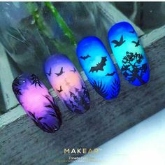 Nail Inspiration 2023, Nail Art Wheel, Nail Polish Art Designs, Nails Art Ideas, Purple Nail Art, Nail Drawing