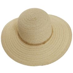 Capri | Womens Wide Brim Straw Sun Hat combines elegance and practicality. Its wood and metallic bead trim adds charm, while the wide brim offers excellent sun protection. Material: 80% Paper Braid and 20% Polyester Shape: Round Trim: Double Strand Wood Beads Band with Metallic Beads Brim Size: 4” Crown Height: 3 1/2” Sweatband: Sewn-in String Imported Straw Cowgirl Hat, White Cowboy Hat, Brown Cowboy Hat, Hats For Big Heads, Leather Cowboy Hats, Black Cowboy Hat, Patriotic Hats, Floppy Straw Hat, Outback Hat