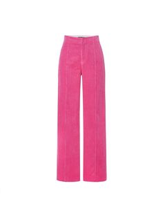 MO&Co. Women's Corduroy Straight Trousers Features : - High waist, wide leg straight fit- A seam detail along the front- Corduroy fabric, soft and comfortable Code: MBC1PAT018The back length of size M is 108cmMATERIALS & CARE Material: 100% CottonGentle machine wash below 30°CDo not bleach, hang to dry in the shadeTumble dry low, iron on low padDo not dry clean, do not soakWash with neutral detergentReverse mesh pocket, wash separatelyPlease select your own size in the size chart according to yo Chic High-waisted Corduroy Pants, Chic Corduroy Straight Pants, Casual Velvet Bottoms For Spring, Spring Corduroy Full Length Pants, Straight Leg Corduroy Pants For Work, Spring Corduroy Straight Pants, Spring Straight Corduroy Pants, Corduroy Straight Pants For Work, Fitted Corduroy Wide Leg Bottoms