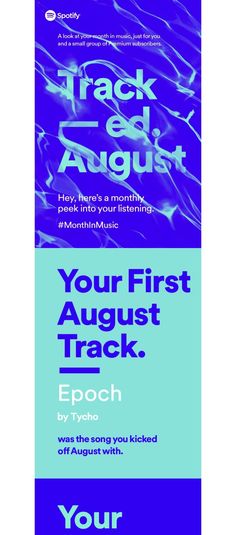 three different types of font and numbers with the words your first august, epoh