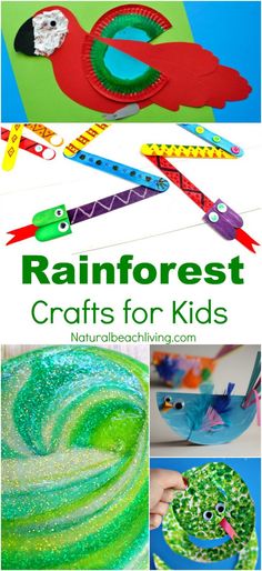 some crafts for kids to make with paper plates and scissors, which are also made out of