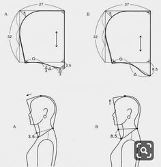 the diagram shows how to draw an object with different angles and shapes, as well as instructions