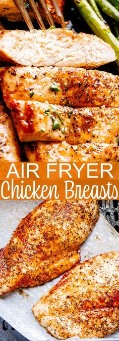 French Door Air Fryer Recipes, Air Fryer Chicken Breasts, Oven Baked Chicken Breasts, Airfryer Recipes, Air Fryer Recipes Chicken, Air Fryer Healthy