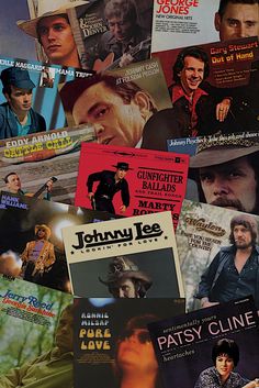 Classic and outlaw country wallpaper or screensaver using some of the greatest classic country artist’s albums. This wallpaper includes Johnny Cash, Hank Williams Jr., Patsy Cline, Gary Stewart, Marty Robbins, Eddy Arnold, George Strait, Johnny Paycheck, Merle Haggard, Waylon Jennings, Jerry Reed, Johnny Lee, Ronnie Milsap, John Denver, and George Jones. George Jones Wallpaper, Old Country Music Aesthetic, Country Artist Wallpaper, Outlaw Country Aesthetic, Country Music Wallpaper, Country Music Aesthetic, Old Country Songs, Johnny Paycheck