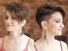 Feminine Pixie Cut, Feminine Pixie Cuts, Short Locks, Pixie Haircut Styles, Feminine Pixie, Oval Face Haircuts, Really Short Hair