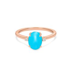 Oval Cut Turquoise Wedding Ring,14k Solid Gold,Sleeping Beauty Turquoise Ring,Three Stone Ring,Dainty Bridal Ring,Proposal Gift for Women's ★ ★ ★  CUSTOM/DUTY FREE SHIPPING WORLDWIDE, BUYERS DON'T HAVE TO PAY ANY CUSTOM FEES WHILE IMPORTING ★ ★ ★ ★  Details ★ Made to order Material: 14k/18k gold Color Options: Yellow Gold, White Gold, Rose Gold,  ★ Center Stone Sleeping Beauty Turquoise, Oval Size: 5x7 mm Approx Weight (Ct): 0.92 ★ Accent Stones Diamond/Moissanite Round Size: 1.5 mm * 2 No.s Approx Weight (Ct): 0.02 ★ Band Width: 1.3 mm ★ Ring Height: 7.5 mm ★ 100% Natural Diamond and Gemstones ★ Diamond: Round Brilliant cut, G-H Color, SI Clarity ☂ Shipped with Insured Shipping with 4-7 business days. ➦ 100% Free Returns. ➦ Our Jewelry comes with Lifetime Warranty. (Stone Replacement not Oval Turquoise Ring For Wedding, Turquoise Oval Opal Wedding Ring, Turquoise Ring For Wedding, Turquoise Gemstone Birthstone Ring For Wedding, Turquoise Birthstone Wedding Ring, Turquoise Wedding Ring With Center Stone, Turquoise Opal Wedding Ring, Turquoise Wedding Ring, Turquoise Diamond Rings