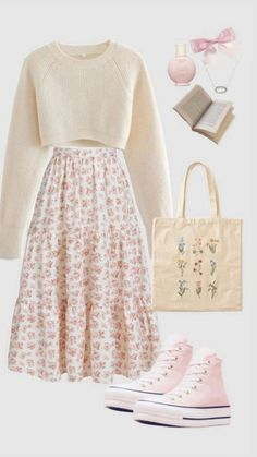 Modest Girly Outfits, Modesty Outfits, Cute Modest Outfits, Everyday Fashion Outfits, Neue Outfits, Elegante Casual, Easy Trendy Outfits, Modest Fashion Outfits, Cute Everyday Outfits