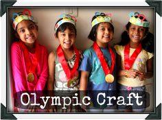 Olympic Crafts For Kids, Olive Leaf Crown, Summer Olympics Activities, Olympic Ring, Crafts Ideas For Kids