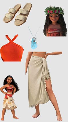 #moana #disneybound #disney #princess #disneyprincess #costume Moana Disneybound, Hawaii Costume, Halloween Princess, Disney Themed Outfits