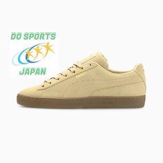 100% Authentic!! PUMA Suede Gum 381174 02 Pebble-Gum Men Unisex Low Cut Lace-up Sneakers Shoes US Size 28.0cm/ M10/ W11.5 = US Men's 10, US Woman's 11.5 Description suede gum sneakers unisex A pair that takes the classic to a whole new level. The original Puma suede first hit the scene in 1968 and has been a favorite of generational icons ever since. This new model also incorporates a vintage look. Featuring a luxurious full suede upper, glittering metallic logos and a real rubber sole. [Materia 1 Logo, Puma Suede, Foil Print, Metallic Logo, Sneakers Shoes, The Scene, New Model, Up Styles, Natural Leather