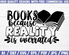 books because reality is overrated svt