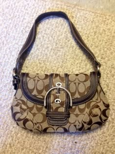 00s Mode, Trendy Purses, Aesthetic Bags, Coach Handbag, Luxury Purses, Coach Shoulder Bag, Baguette Bag