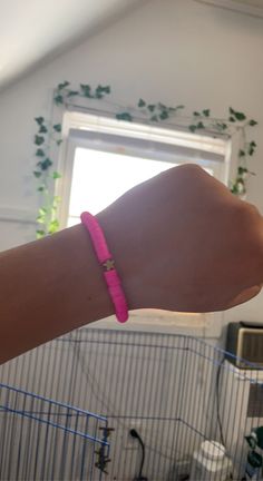 pink star bracelet <3 clay beads  stretchy and strong cheap jewelry  🌸 Pink Star, Star Bracelet, Pink Stars, Cheap Jewelry, Clay Beads, Jewelry Bracelets, Beaded Bracelets, Bracelet, Beads