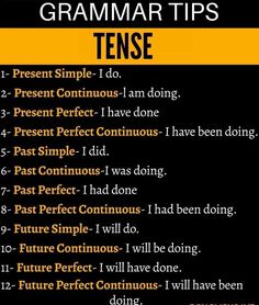 Tense 2d Background, Business Communication Skills, Writers Tips, Grammar Notes, English Logo, Tenses English, English Phrases Sentences, English Spoken