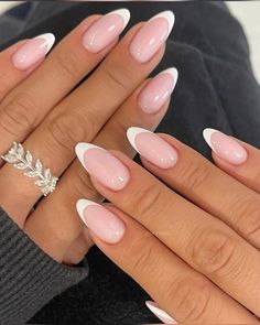 Easy Nails, Jelly Nails, Girls Nails, Stick On Nails, Nailed It, French Tip Nails