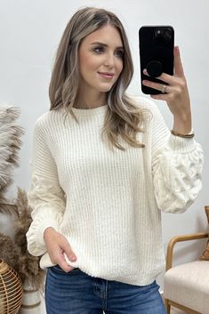 Cozy Feels Sweater (Ivory) - Happily Ever Aften Casual Edgy, Badass Style, Boutique Sweater, Curvy Plus Size, Boutique Style, Pinterest Closet, Mini Shirt Dress, Stay Cozy, Style Blog