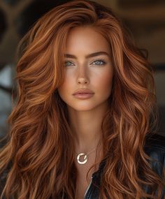 Luces Bajas y Caramelo en Hair Colors Copper Red Único Warm Hair Color, Red Haired Beauty