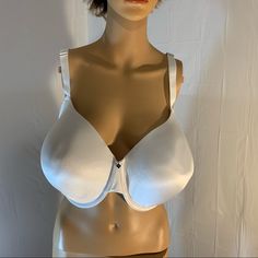 Features: Two-Ply Sheer Power Mesh Wings, Stainless Steel Underwire, Molded Cups With Micro Liner, Ultimair Sling, Back Closure, Adjustable Straps Content: Cups/Center Gore 82% Nylon/18% Spandex; Outer Front Straps/Backs 87% Nylon/13% Spandex; Sling Ultimair 100% Polyester Care: Hand Wash, Line Dry This Is A Breezies Fit, Not A Qvc Fit Imported Fitted Full Coverage Bra With Lined Body, Pink Guava, Blue Bra, Minimiser Bra, Unlined Bra, Rose Lace, Support Bras, Pink Bra, Sling Back