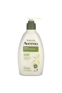 Aveeno Daily Moisturizing Lotion, Fragrance Free, 12 fl oz (354 ml). Aveeno Daily Moisturizing Lotion, Daily Moisturizing Lotion, Moisturizing Body Lotion, Skin Lotion, Moisturizing Lotion, Moisturizing Lotions, Daily Moisturizer, Fragrance Free, Fragrance Free Products