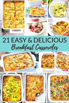 twelve easy and delicious breakfast casseroles