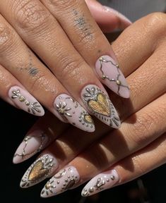 Dope Nail Designs Swag, Almond Gel Nails, Soya Mumu, Girly Acrylic, Nail Looks, Simple Gel Nails, Purple Nail, Girly Acrylic Nails, Casual Nails