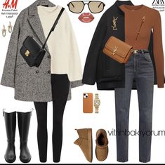 Everyday Winter Outfits, Winter Outfits 2024, Wardrobe Sets, Casual Street Wear, Mode Casual, Dressy Outfits, Casual Winter Outfits, Autumn Outfit, Work Wardrobe