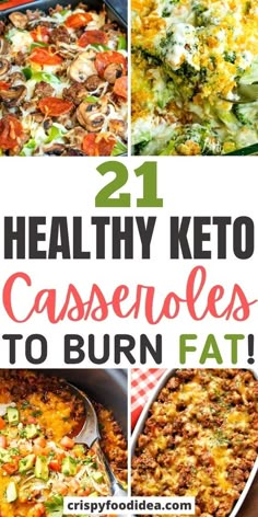 healthy keto casseroles to burn fats are easy and quick to make