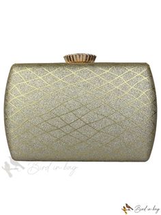 Bird in Bag - Fashionable Glitter Clutch Bag, Versatile Evening Wear Elegant Gold Bag With Glitter, Elegant Gold Glitter Bag, Elegant Gold Glitter Bags, Gold Sparkling Bag For Gift, Metallic Rectangular Evening Bag For Party, Gold Sparkling Bag As Gift, Chic Gold Evening Bag With Glitter, Gold Glitter Clutch For Formal Occasions, Gold Sparkling Bags For Gifts