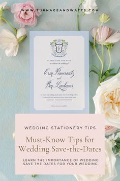 wedding stationery tips must - know tips for wedding save - the - dates