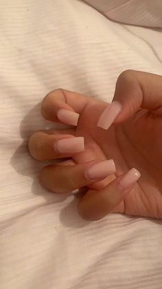 Pink Nails Aesthetic, Milky Nails, Nails Aesthetic, Pointed Nails, Gem Nails, Nails Desing