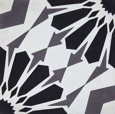 an abstract black and white pattern with arrows