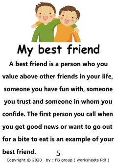 the best friend is a person who you value above other friends in your life