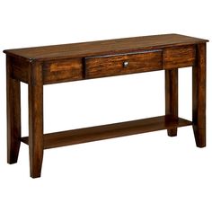 Kona Sofa Table - QK1014272_INTC_PRI_OL Wood Sofa Table, Dining Table Sale, Ladder Back Chairs, Drop Leaf Dining Table, Backless Bar Stools, Sofa End Tables, Coffee Tables For Sale, Lodge Decor, Pretty Tables