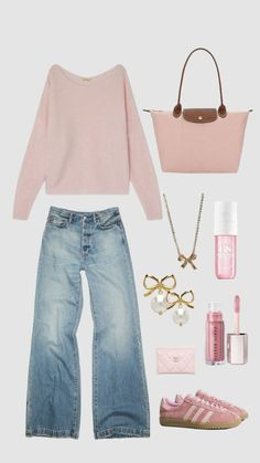 Sweater Jeans, Mode Zara, Cute Simple Outfits