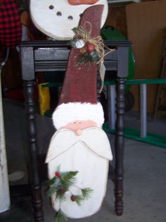 an image of a santa clause head on top of a table