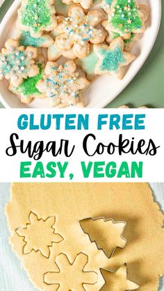 gluten free sugar cookies are easy to make