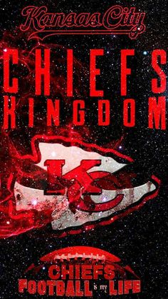 the kansas city chiefs football team is depicted in this poster