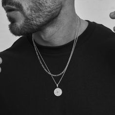 Introducing our remarkable stainless steel sailor's pendant, a tribute to the adventurous spirit and nautical heritage. This exquisite piece captures the essence of maritime exploration with its captivating design and durable craftsmanship. Expertly crafted from high-quality stainless steel, renowned for its strength and resistance to the elements, this pendant is built to withstand the test of time. The smooth and polished surface showcases the precision and attention to detail that went into i Compass Rose Necklace, Hot Necklaces, Necklaces For Men, Compass Pendant, Compass Necklace, Gold Rope Chains, Party Necklace, Jrr Tolkien, Rose Necklace