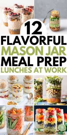 Want to stay on track with your weight loss goals? Check out these healthy mason jar meal prep ideas! Perfect for busy women, these recipes are nutritious, flavorful, and designed to keep you satisfied. Mason Jar Omelet Microwave, Meal Prep In Glass Containers, Jar Meal Prep Ideas, Salad Jars Meal Prep, Meal Prep Healthy Lunch, Jar Meal Prep, Colorful Meals, Mason Jar Recipes, Mason Jar Meal Prep