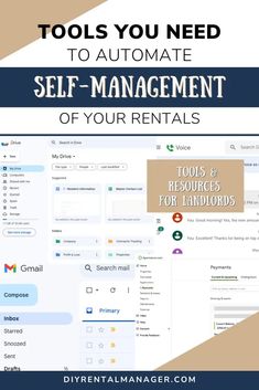 tools you need to automate self - management of your rentals