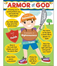 the armor of god poster for kids