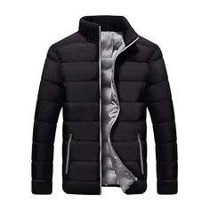 Season:Winter; Fabric:Polyester; Gender:Men's; Occasion:Sports Outdoor; Function:Windproof,Warm; Pattern:Solid Color; Design:Classic Style; Outerwear Type:Padded,Puffer Jacket,Winter Jacket; Listing Date:06/25/2024; Bust:null; Length:null; Shoulder Width:null; Sleeve:null