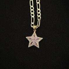 Gold plated necklaces Just one included you can choose the pendant style 3MM Figaro chain included Star-shaped Chain Necklace For Gift, Star-shaped Chain Necklace As Gift, Purple Pendant Necklaces With Charms, Purple Pendant Necklace With Charms, Figaro Chain Pendant Charm Necklace Gift, Personalized Purple Pendant Necklace, Pendant Necklace With Figaro Chain As Gift, Figaro Chain Pendant Necklace For Gift, Figaro Chain Pendant Necklace As Gift