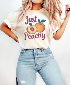 Glitter Png, Vintage Png, Png Vintage, Trendy Mom, Summer Png, Fall Png, Just Peachy, Shirt Png, Summer Shirts