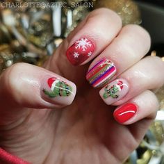 Cactus Nails Acrylic, Strength Tattoo Designs, Aesthetic Cactus, Cactus Christmas, Nail Place