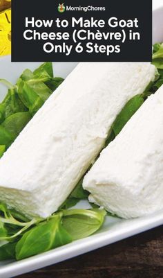 how to make goat cheese chees in only 6 steps - featured image with text overlay