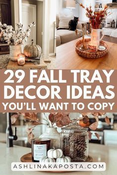 fall tray decor ideas you'll want to copy